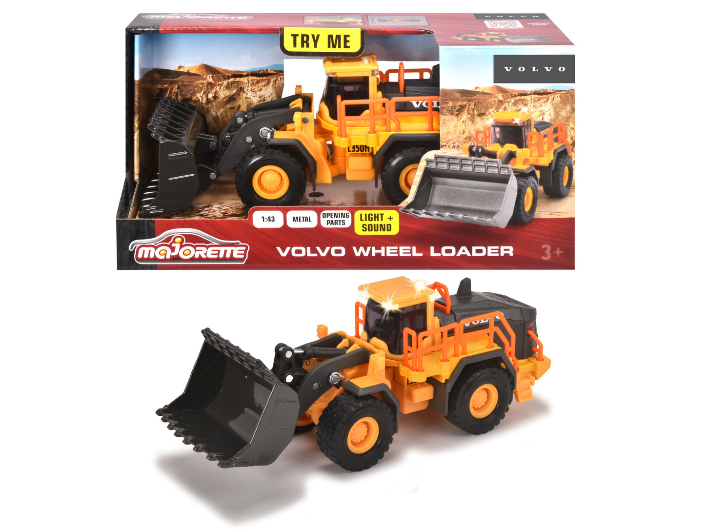 majorette - volvo wheel loader l350h