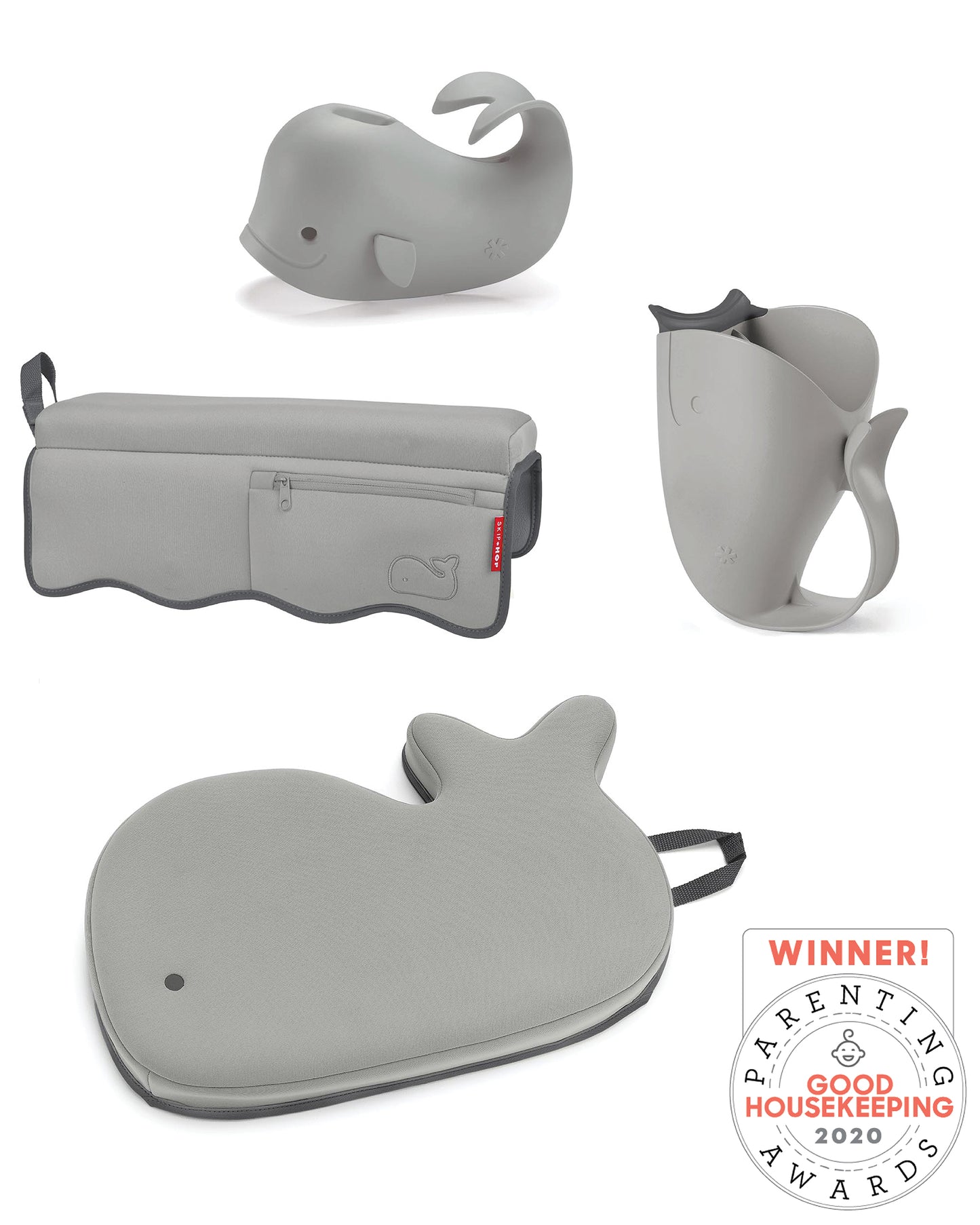 Skip Hop Moby Bathtime Essentials Grey