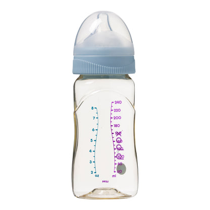 PPSU Baby Bottle - 240ml Lullaby Blue