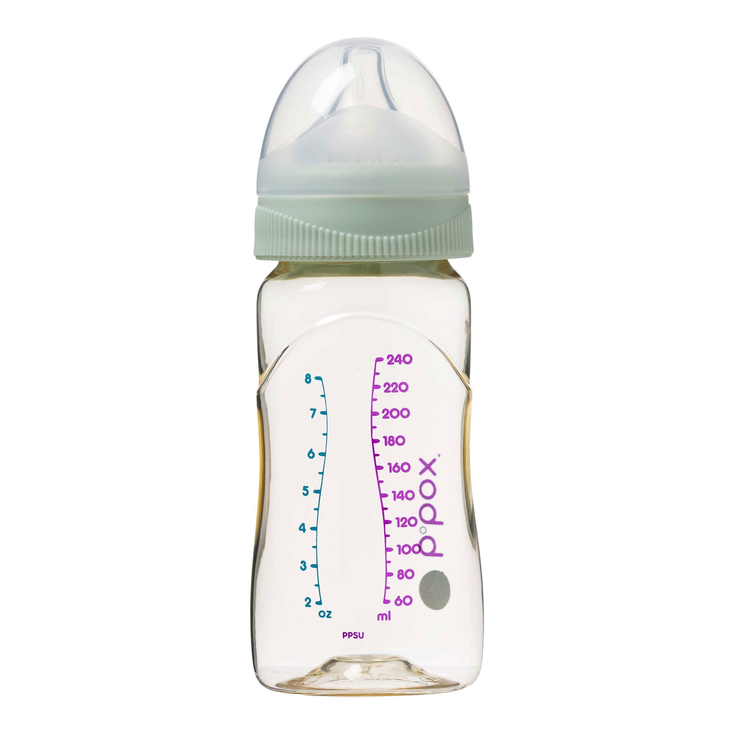 PPSU Baby Bottle - 240ml Sage