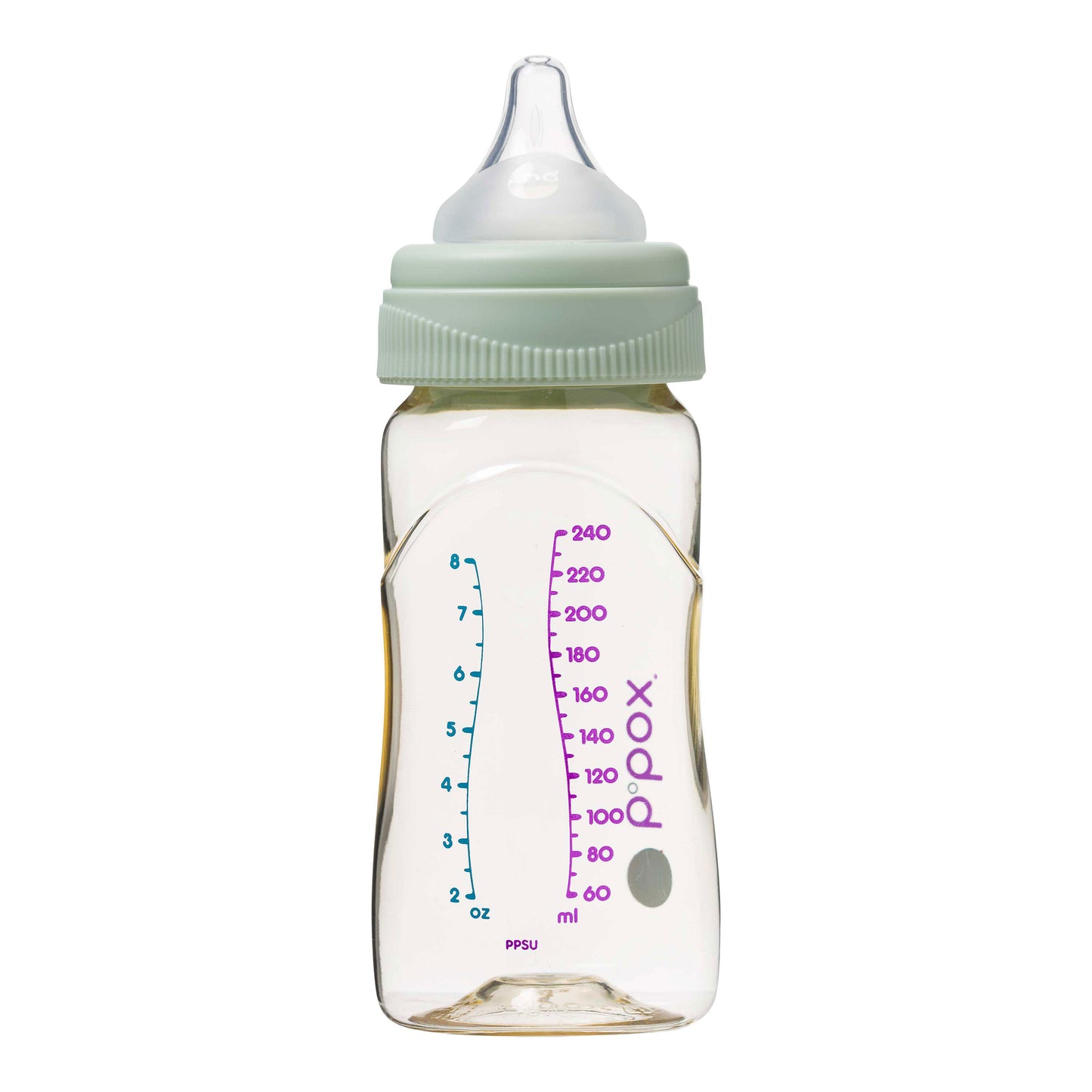 PPSU Baby Bottle - 240ml Sage