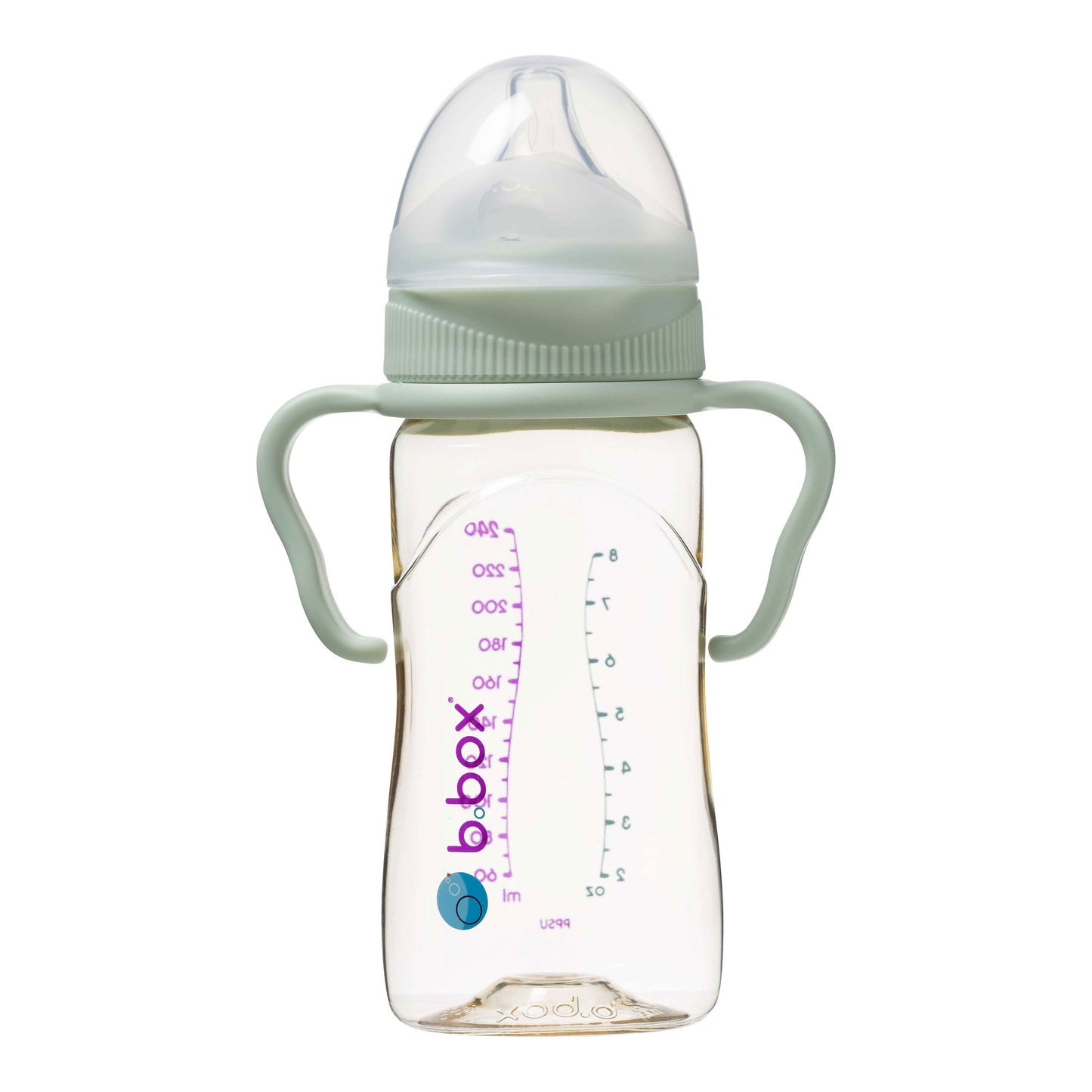 PPSU Baby Bottle - 240ml Sage