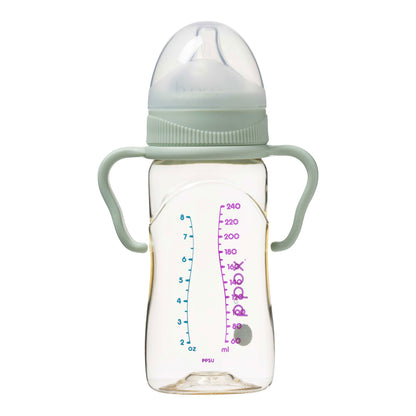 PPSU Baby Bottle - 240ml Sage