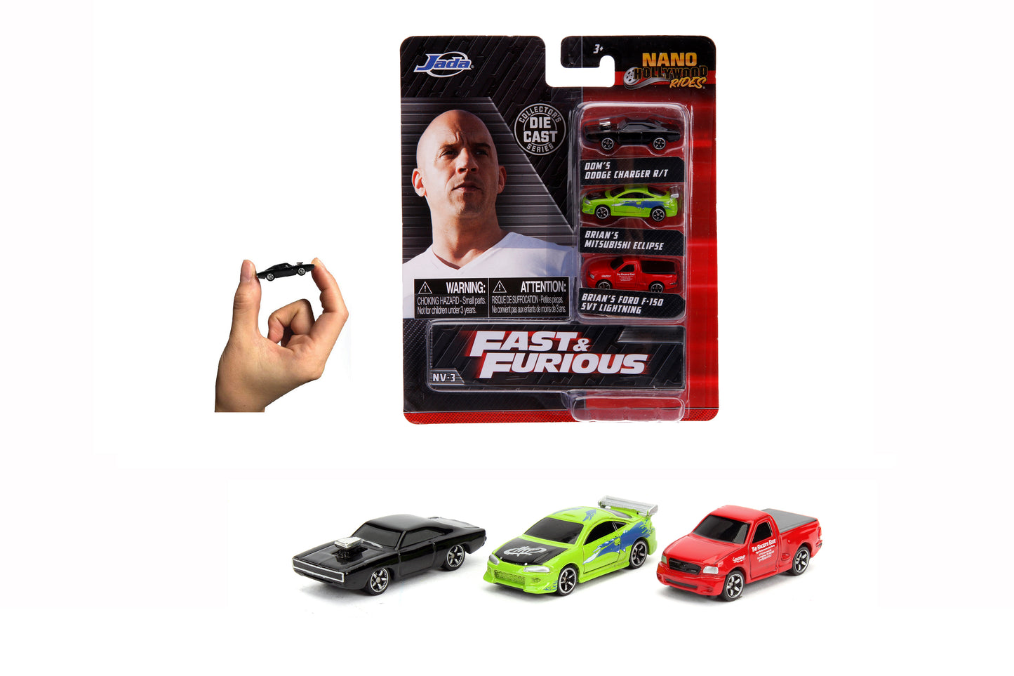 Jada - Fast & Furious 3-pack nano