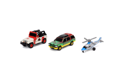 Jada - Jurassic Park 3-pack a nano cars