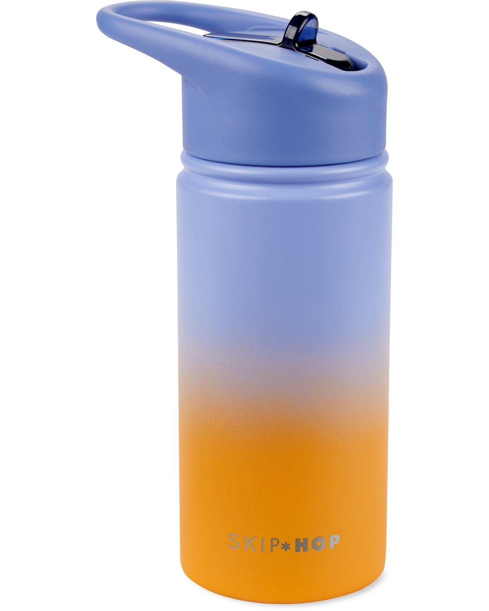 Skip Hop - Wander Stainless Steel Straw Bottle - Ombre Blue