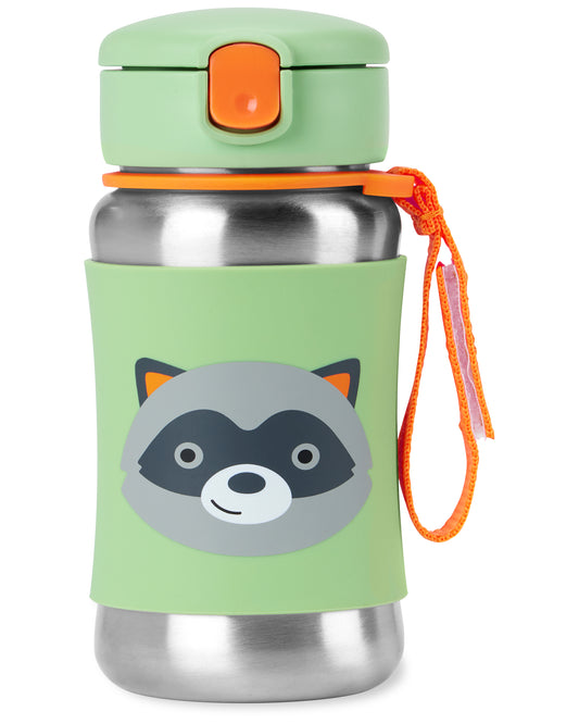 Skip Hop - Spark Style Straw Bottle -Racoon