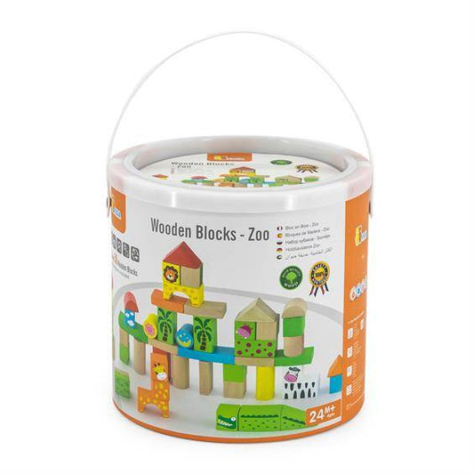 Block Set 50Pcs Zoo Theme - Viga