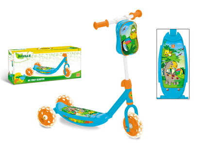 Mondo - 3 Wheel My 1st Jungle Scooter with Bag