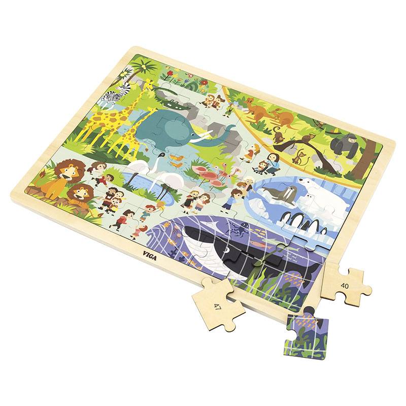 Zoo Puzzle 48Pcs - Viga