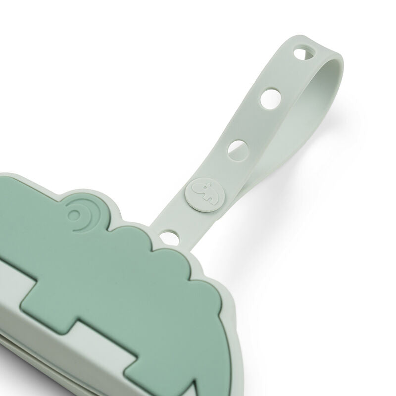 Done by Deer Silicone pacifier pouch - Croco - Green