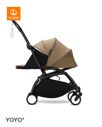 Stokke® YOYO³ stroller with newborn pack-Toffee