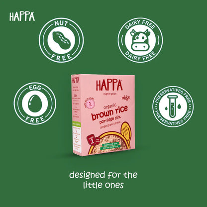 Happa Organic Brown Rice Cereal - 200gm