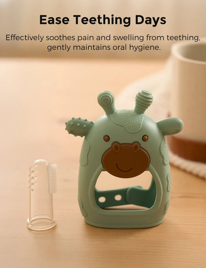 Momcozy bath brush comb and cradle cap brush