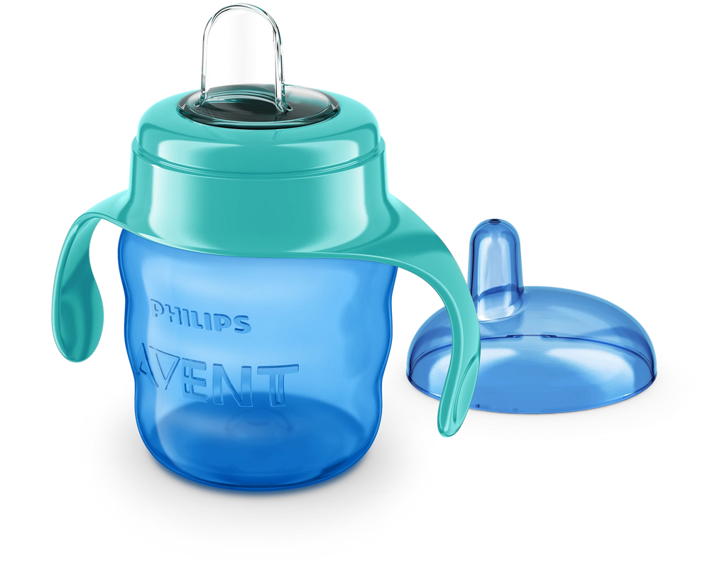Philips Avent Easy Sip Spout Cup 200ml Blue – Leak-Proof, BPA-Free, 6m ...