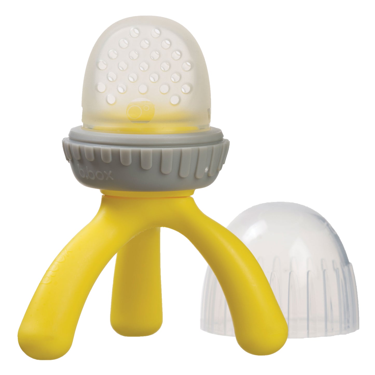 b.box - Silicone Fresh Food Feeder-lemon sherbet