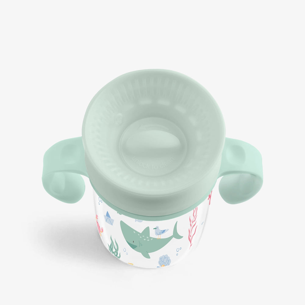 360 Drinking Cup 300ml Deep Sea Mint-Kikkaboo