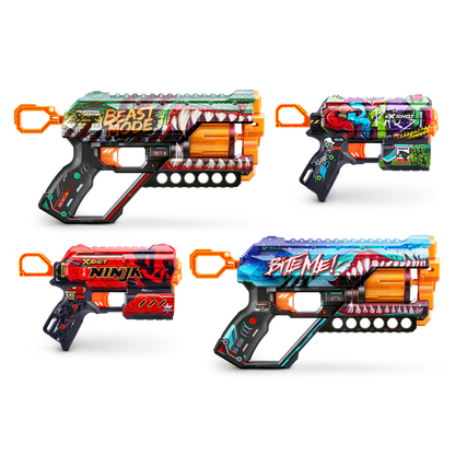 X-Shot Skins Combo Pack [2pk Griefer/2pk Flux]