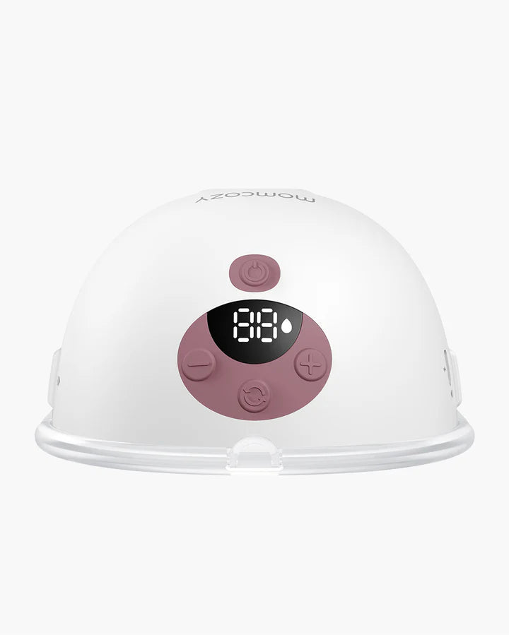 Momcozy - M5 Double Electric Wearable Breast Pump-Maroon