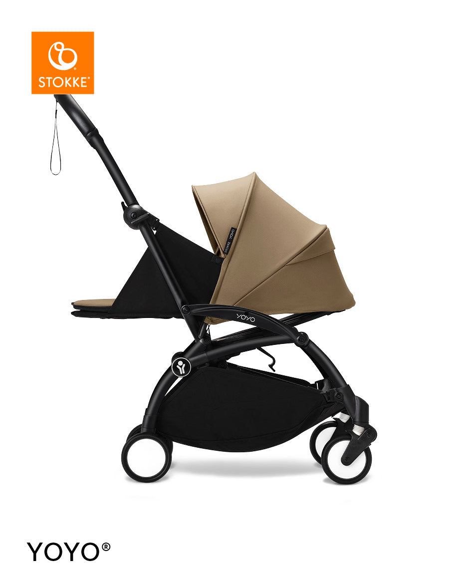 Stokke® YOYO³ stroller with newborn pack-Toffee