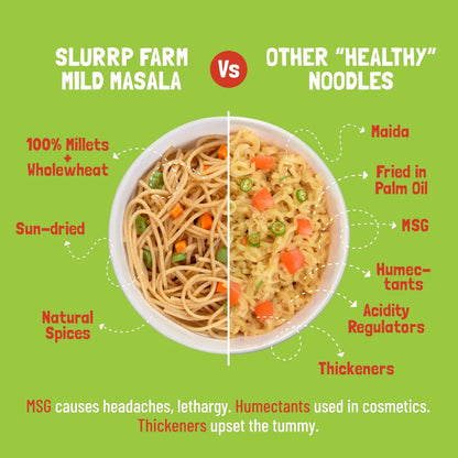 Slurrp Farm- Millet Noodles - Mild Masala