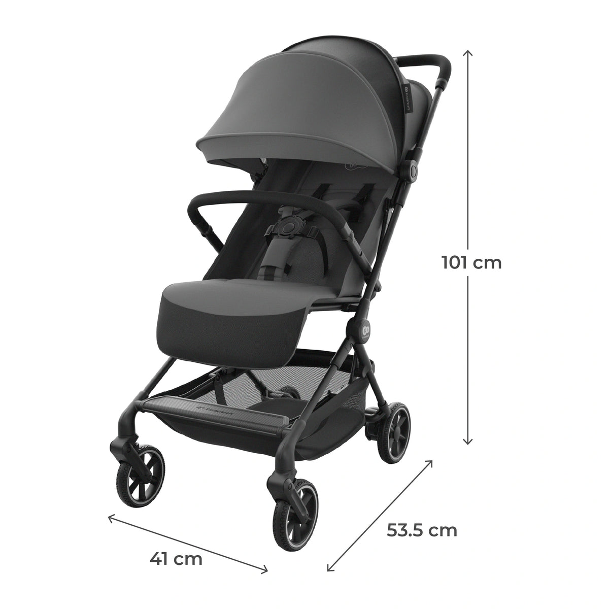 Kinderkraft - Nebo Cabin Lightweight Stroller - Grey