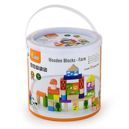 Block Set 50Pcs Farm Theme - Viga