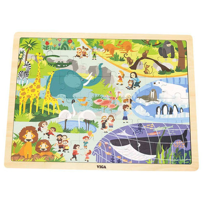 Zoo Puzzle 48Pcs - Viga