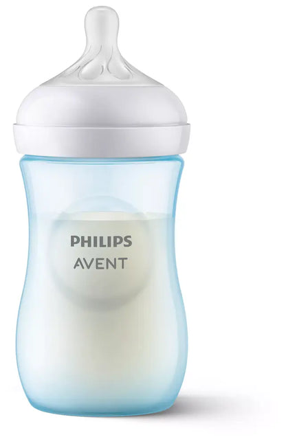 Philips Avent-Natural Response Baby Bottle 260 ml-Pastel Blue