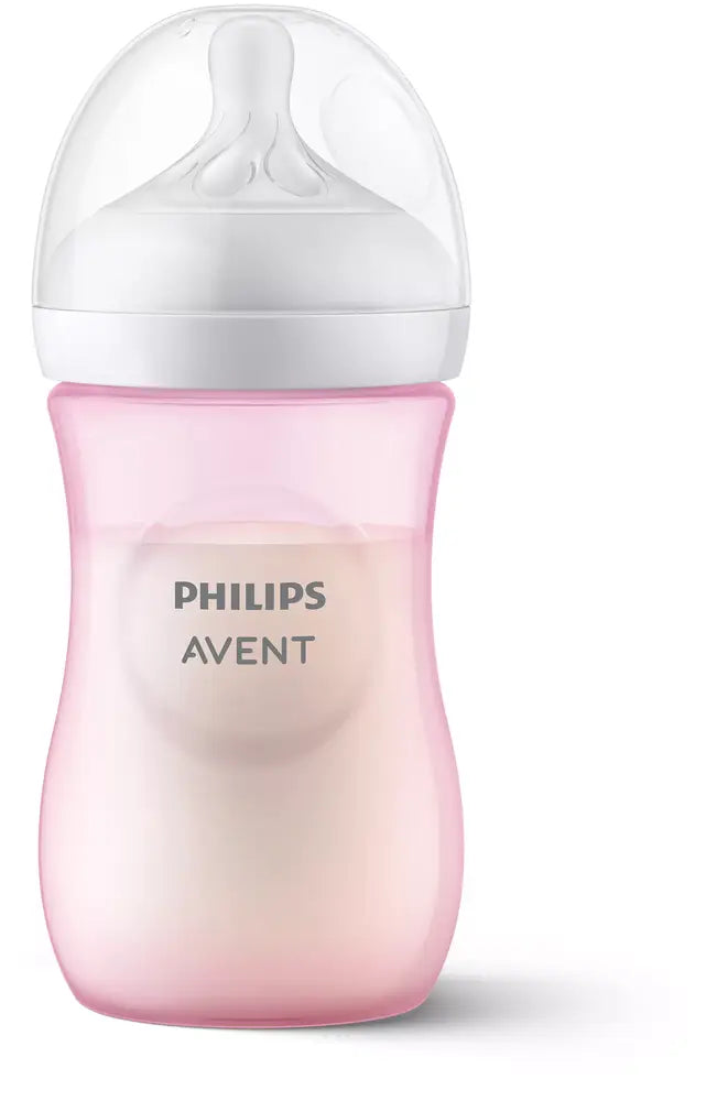 Philips Avent-Natural Response Baby Bottle 260 ml-Pastel Pink