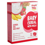 Simply Fils Baby Cereal with Milk Oatmeal Rice Multifruit