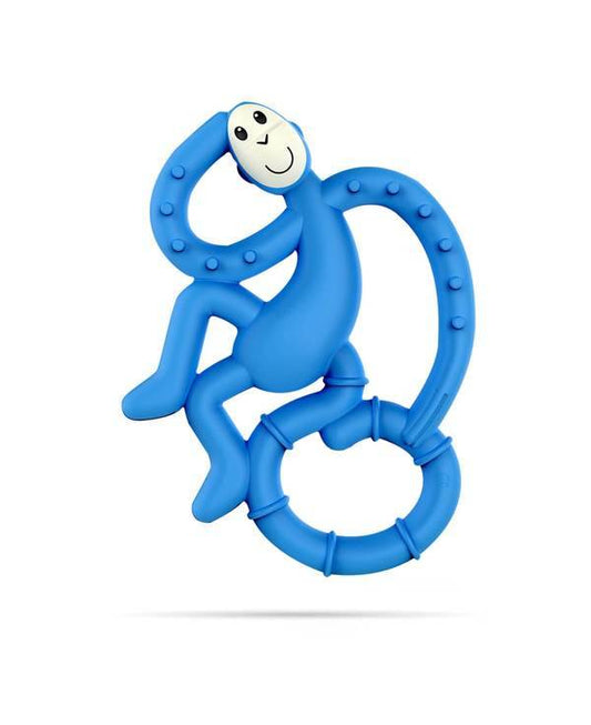 Matchstick Monkey - Mini Monkey Teether - Blue