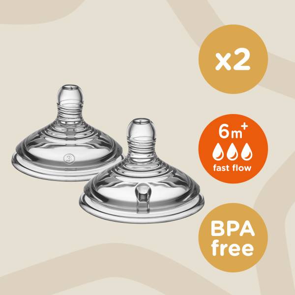 عدد 2 حلمات-تدفق سريع-تومي تيبي