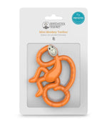 Matchstick Monkey - Mini Monkey Teether - Orange
