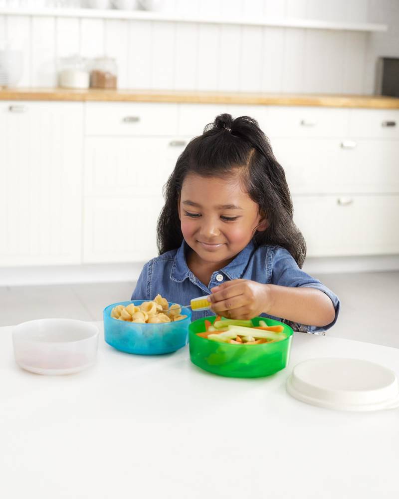 Skip Hop Zoo Smart Serve Non-Slip Bowls-Giraffe