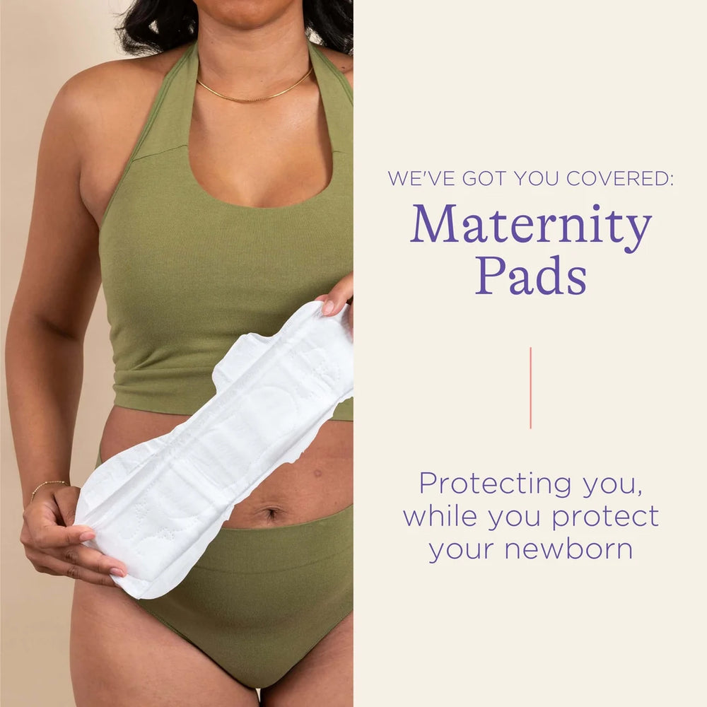 Lansinoh maternity pad shown for post-birth care