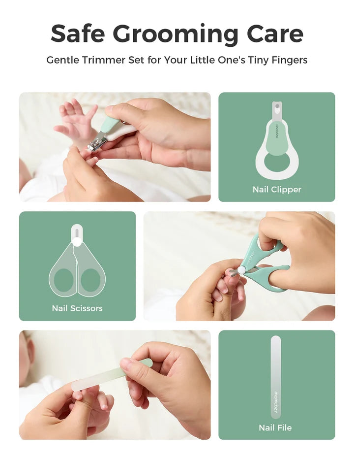 Momcozy Core Baby Kit nasal aspirator and gas-relief accessories