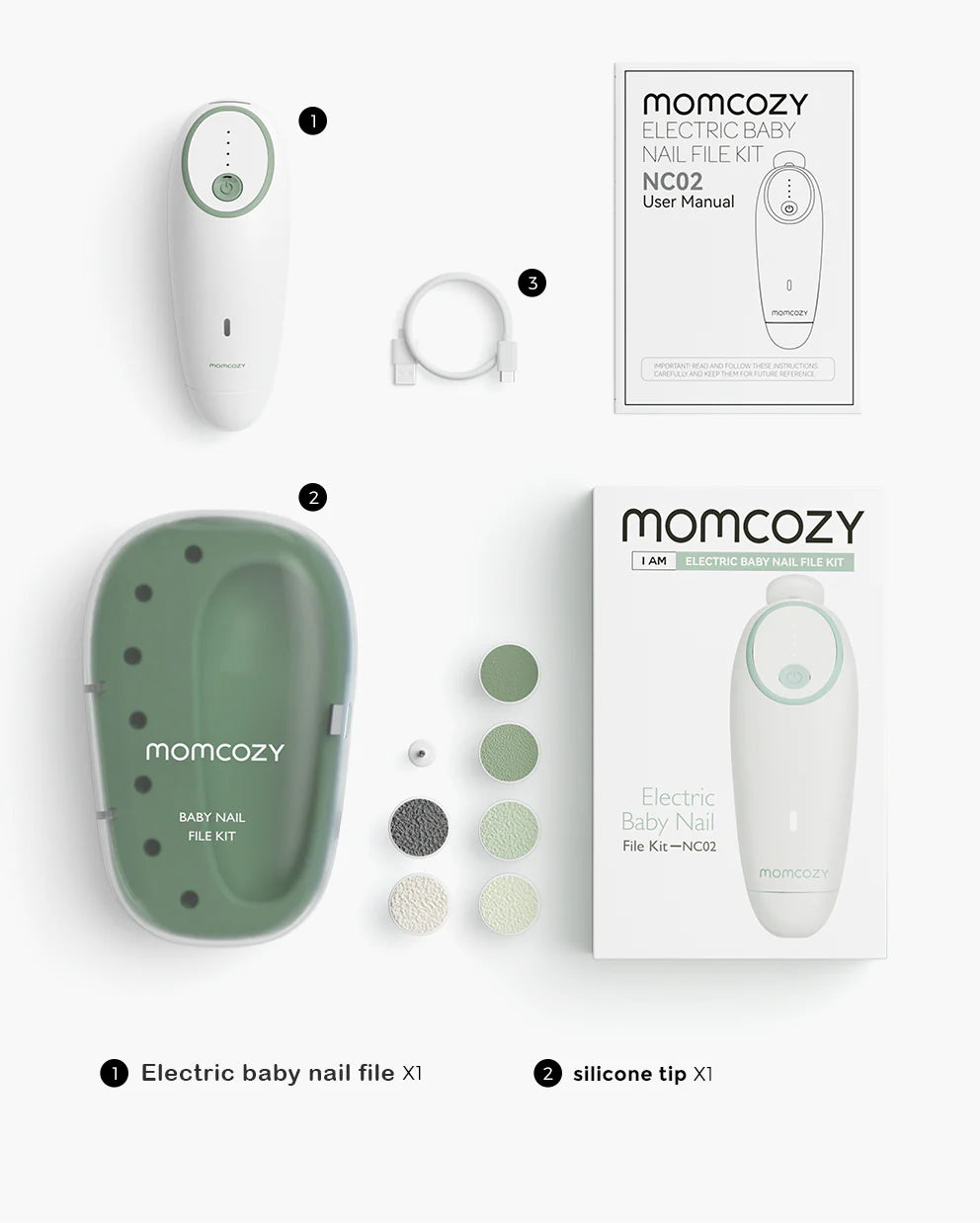 Momcozy-Electric Baby Nail File