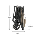 Kinderkraft - Nebo Cabin Lightweight Stroller - Beige