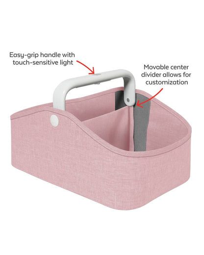 SkipHop-Light Up Diaper Caddy-Pink