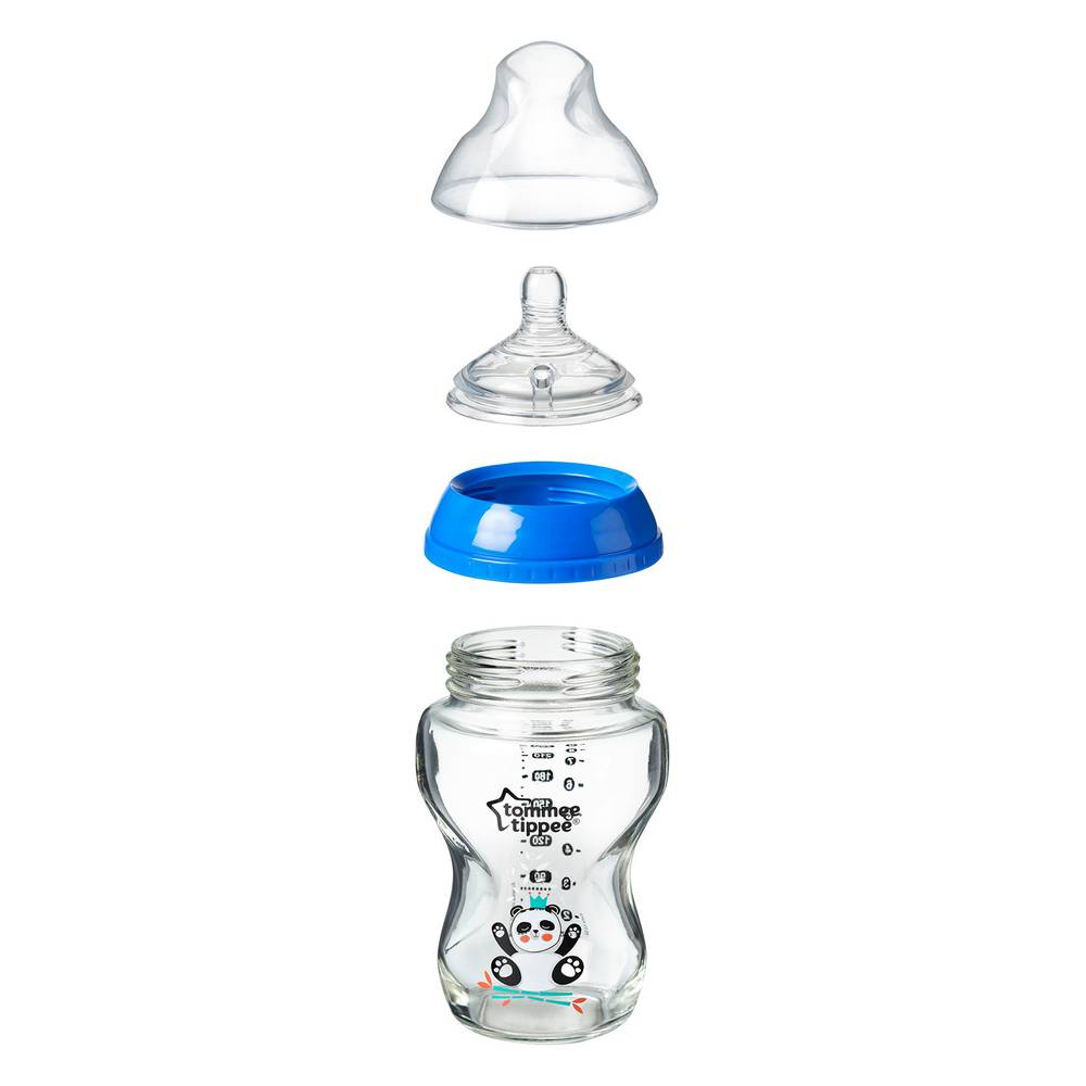 Tommee Tippee Closer To Nature Glass -250ML, Boy