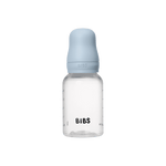 BIBS Baby Bottle with Round Latex Nipple – 150 ml Slow Flow | Baby Blue