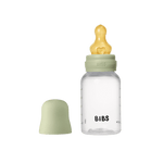 BIBS Baby Bottle with Round Latex Nipple – 150 ml Slow Flow | Sage