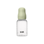 BIBS Baby Bottle with Round Latex Nipple – 150 ml Slow Flow | Sage
