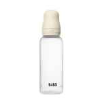 BIBS Baby Bottle with Round Latex Nipple – 270 ml Medium Flow | Ivory