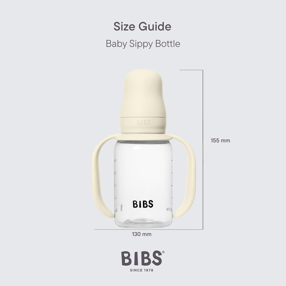 BIBS Baby Sippy Bottle -  Ivory (150ml)