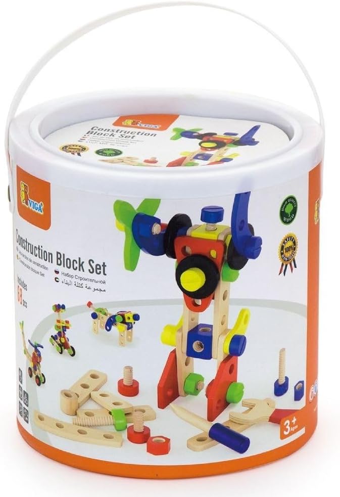 Construction Block Set 68Pcs - Viga