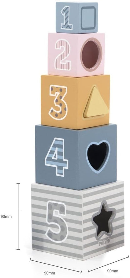 مجموعة مكعبات خشبية-فيجا