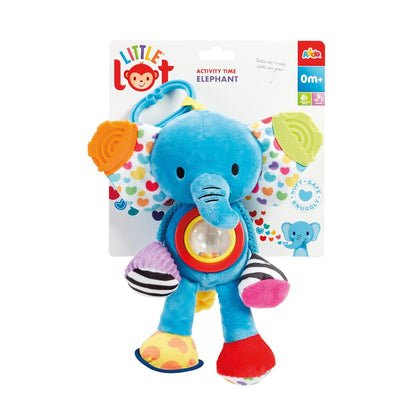 Addo-Little Lot Activity Time Elephant Sensory Pram Toy