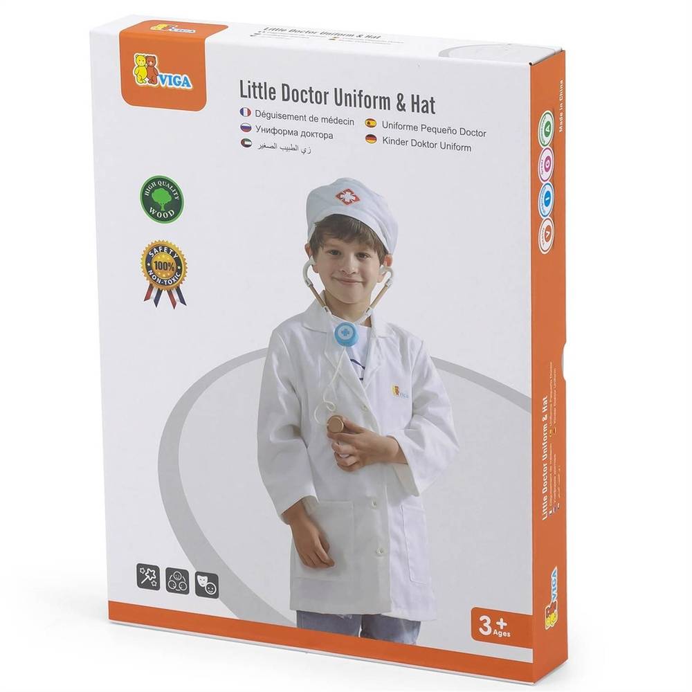 Little Doctor Uniform & Hat - Viga